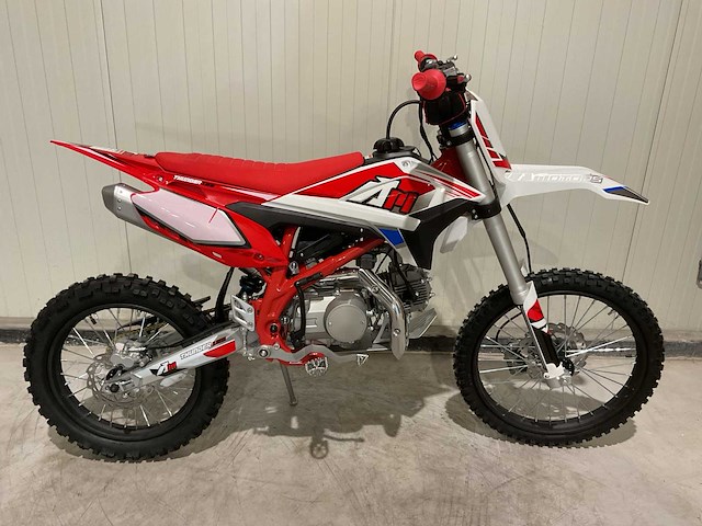 Ultra motocross thunder 125 crossmotor rood - afbeelding 9 van  14