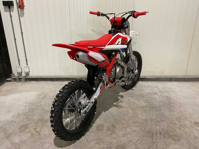 Ultra motocross thunder 125 crossmotor rood - afbeelding 13 van  14