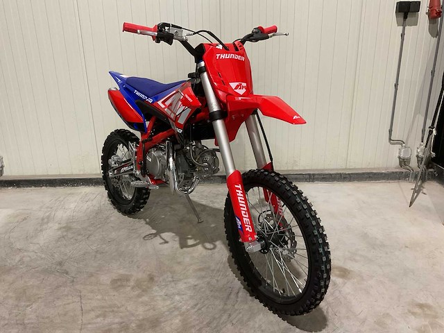 Ultra motocross thunder 150 crossmotor blauw - afbeelding 7 van  14