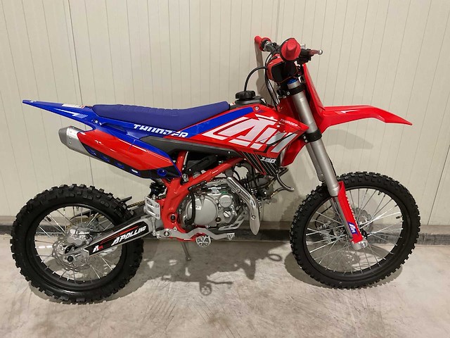 Ultra motocross thunder 150 crossmotor blauw - afbeelding 9 van  14