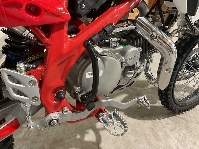 Ultra motocross thunder 150 crossmotor rood - afbeelding 14 van  14