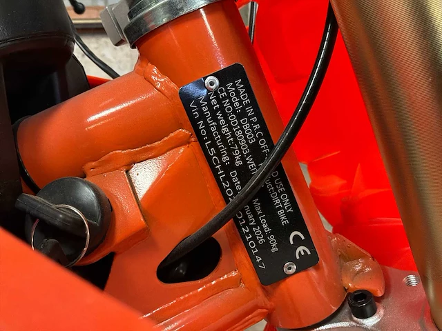 Ultra motorcross db003 crossmotor - 125 cc. - afbeelding 6 van  13