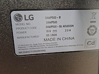 Ultra wide full hd monitor lg, 34wp500-b, bouwjaar 2024 - afbeelding 3 van  4