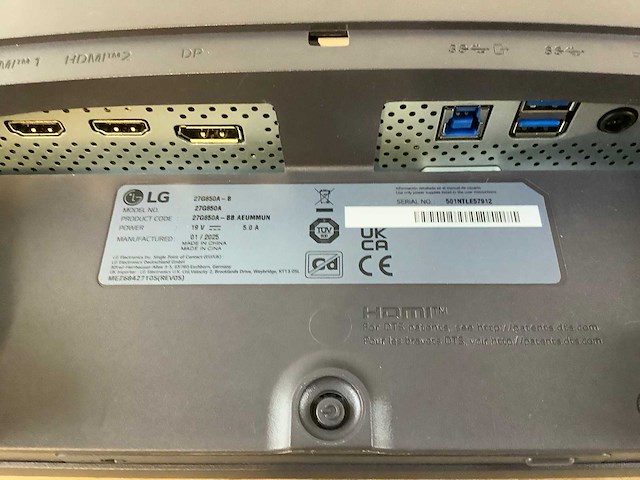 Ultragear 27g850a monitor - afbeelding 5 van  8