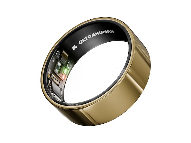 Ultrahuman ring air smart ring slaap & fitnesstracker goud maat 12 - afbeelding 1 van  3