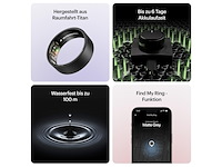 Ultrahuman ring air wearable mat grijs maat 7 - afbeelding 2 van  5