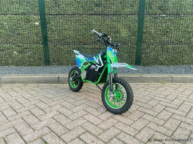 Ultramotocross 1000w mini pitbike groen - afbeelding 1 van  4