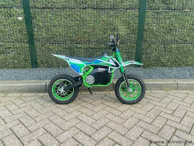 Ultramotocross 1000w mini pitbike groen - afbeelding 2 van  4