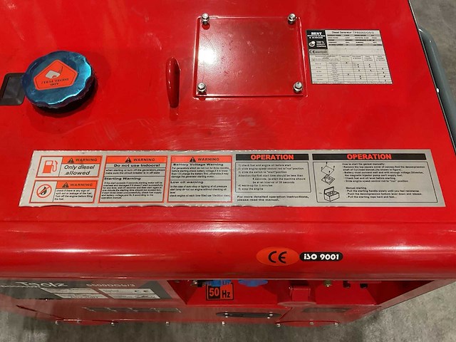 Ultratoolz ut-dg5000w 191519 stroomgenerator - afbeelding 10 van  12