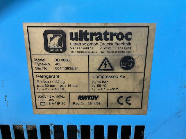 Ultratroc 405 luchtdroger - afbeelding 2 van  2