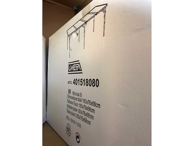 Umefa kampeertafel opvouwbaar - afbeelding 2 van  2