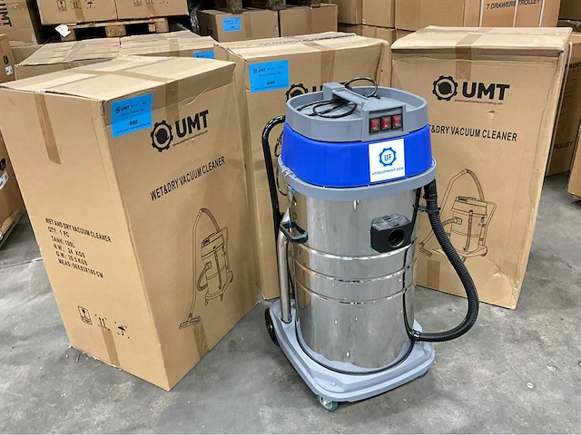 Umt - 2025 - 100l - industriële stofzuiger (4x), 3000w nat/droog - afbeelding 1 van  15