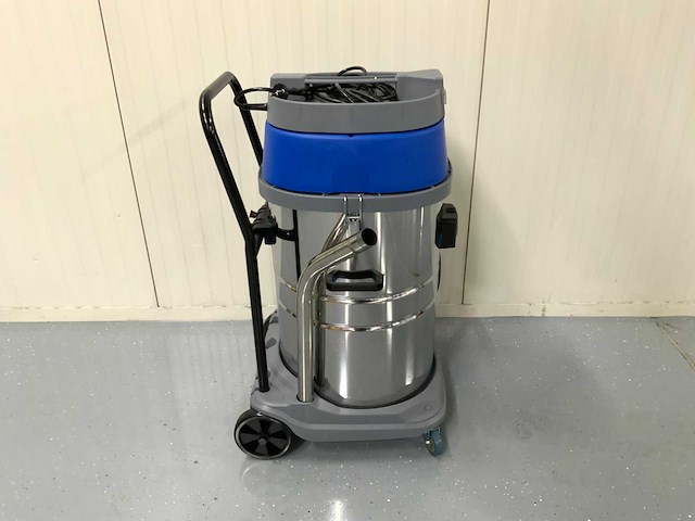 Umt - 80l 3000watt - industriële stofzuiger nat/droog - 3 motoren a 1000w - per motor aan te zetten - afbeelding 3 van  16