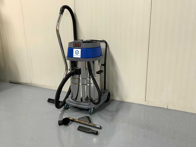 Umt - 80l 3000watt - industriële stofzuiger nat/droog - 3 motoren a 1000w - per motor aan te zetten - afbeelding 6 van  11