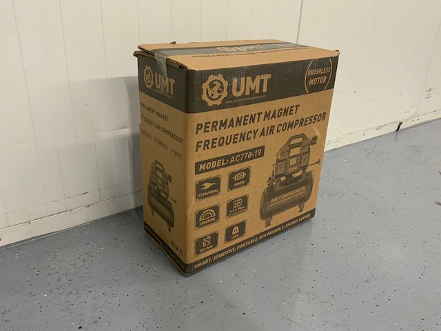 Umt - ac770-19 - hogedruk compressor 19 liter - 1000w - afbeelding 4 van  9