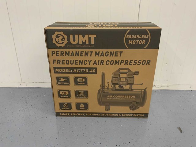 Umt - ac770-40l - hogedrukcompressor 40 liter - 9bar - 2026 - afbeelding 4 van  8