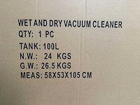 Umt - industriële stofzuiger 100l nat/droog en spotcleaner krachtige stoomreiniging - afbeelding 14 van  25