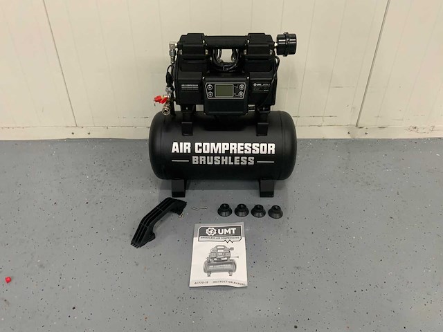 Umt ac770-19 - hogedruk compressor 19 liter - 1000w - 9bar - afbeelding 4 van  16