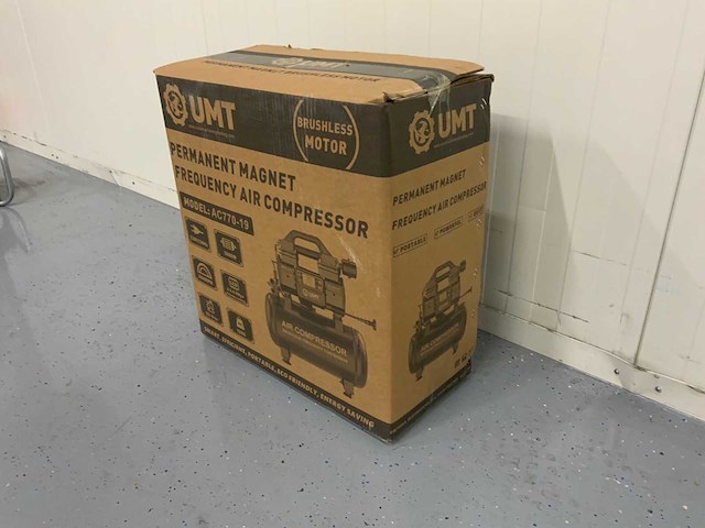 Umt ac770-19 - hogedruk compressor 19 liter - 1000w - 9bar - afbeelding 8 van  16