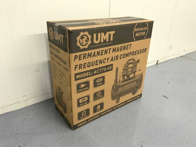 Umt ac770-40l hogedrukcompressor - brushless motor 9 bar - 1000w - 2026 - afbeelding 3 van  14