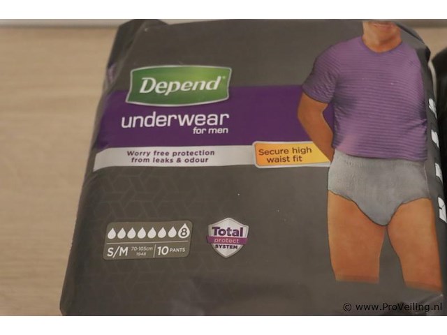 Underwear absorberend ondergoed voor mannen 5029053539737 - maat s/m - afbeelding 2 van  3