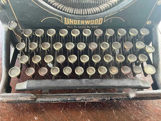 Underwood type machine - afbeelding 4 van  8