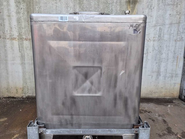 Unformtechnik hausach 1000l rvs opslagtank - afbeelding 1 van  8