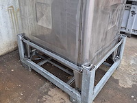 Unformtechnik hausach 1000l rvs opslagtank - afbeelding 3 van  8