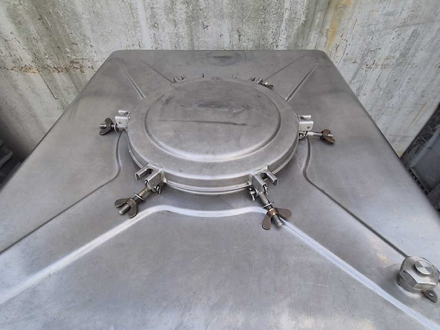 Unformtechnik hausach 1000l rvs opslagtank - afbeelding 4 van  8