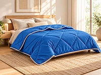 Uni blue dekbed 140x200cm (25x) - afbeelding 2 van  3