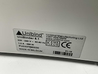 Unibind unibinder 8.1 inbindmachine - afbeelding 5 van  5