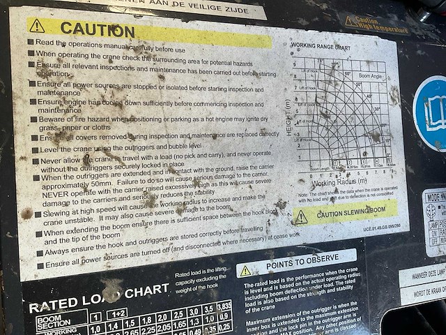 Unic - 2012 - urw 295 c1e - telescoopkraan - afbeelding 2 van  12