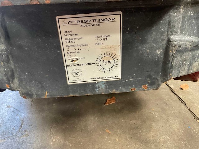 Unic - 2012 - urw 295 c1e - telescoopkraan - afbeelding 4 van  12