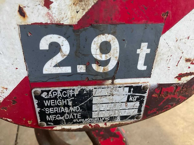 Unic - 2012 - urw 295 c1e - telescoopkraan - afbeelding 12 van  12