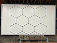 Unicarat - led-panel hexagon led garageverlichting 9 vaks