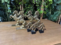 Unico winkel decoratie (paarden) (8x) - afbeelding 1 van  4