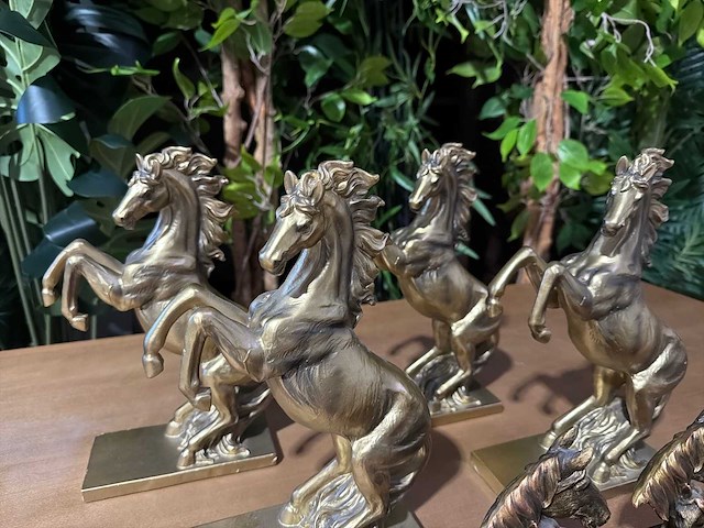 Unico winkel decoratie (paarden) (8x) - afbeelding 3 van  4