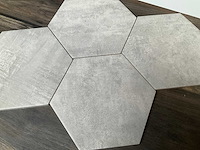 Unicom starker icon dove grey 21x18,2 esagono tegel 1,38m2 - afbeelding 2 van  4
