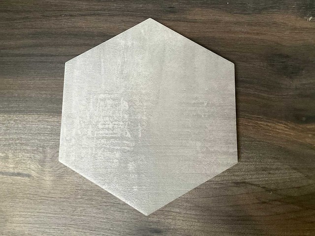 Unicom starker icon dove grey 21x18,2 esagono tegel 1,38m2 - afbeelding 4 van  4