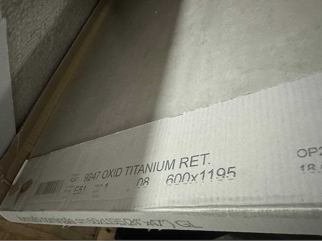 Unicom starker oxid titanium vloertegel 60x120cm 5,76m2 - afbeelding 3 van  5