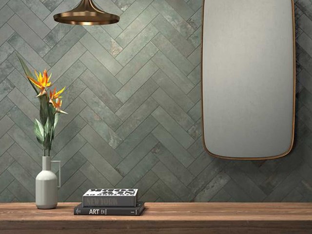 Unicom wandtegel oxid emerald 7,4x30 3,5m2 - afbeelding 2 van  6