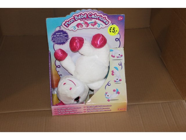 Unicorn pluche en kan duikelen ex batt 1x op loc o015 - afbeelding 1 van  3