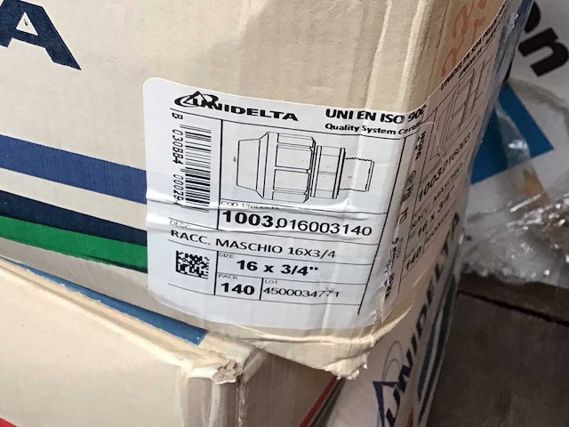 Unidelta 16x3/4 koppeling (560x) - afbeelding 3 van  3