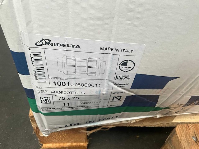 Unidelta 75 x 75 mm pp koppeling (12x) - afbeelding 6 van  7