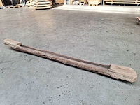 Unieke oude houten trog 320 cm - afbeelding 1 van  3