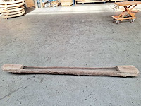 Unieke oude houten trog 320 cm - afbeelding 2 van  3