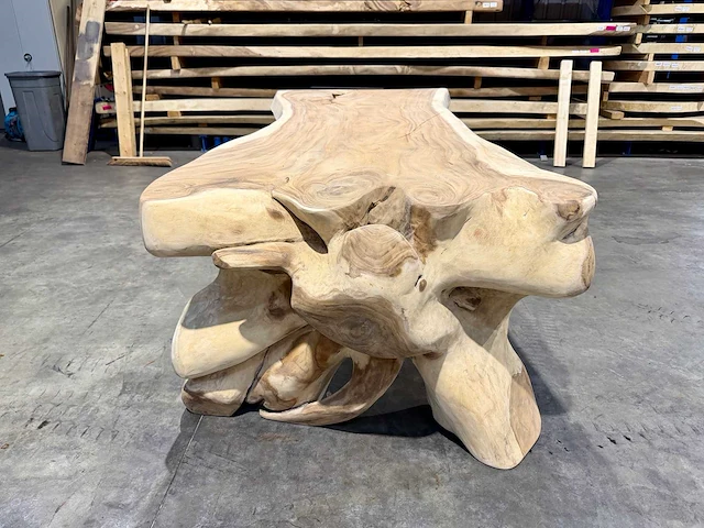 Unieke suar waterval tafel 250 cm - afbeelding 2 van  4