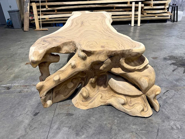 Unieke suar waterval tafel 380 cm - afbeelding 4 van  5