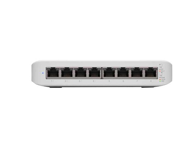 Unifi (usw-lite-8-poe), network switch x8 ports (new) - afbeelding 2 van  8