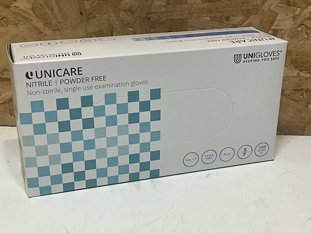 Unigloves nitrile handschoenen (1000x) - afbeelding 2 van  4